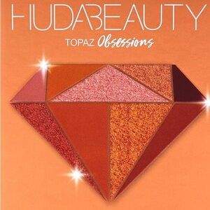 HUDA BEAUTY Topaz Obsessions Eyeshadow Palette with Warm Orange and Brown Tones